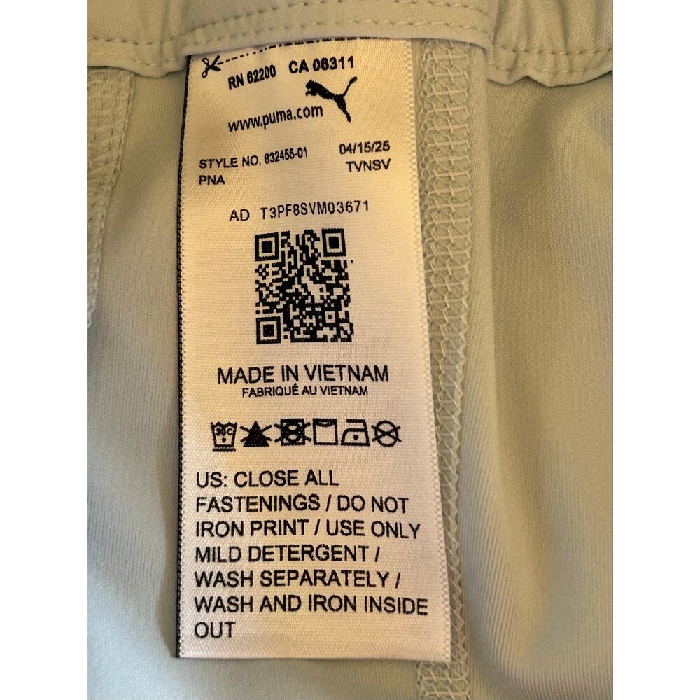 PUMA Golf Skort Pleated Performance Built-In Shorts Sage Green Large NWT 15" - Picture 9 of 16